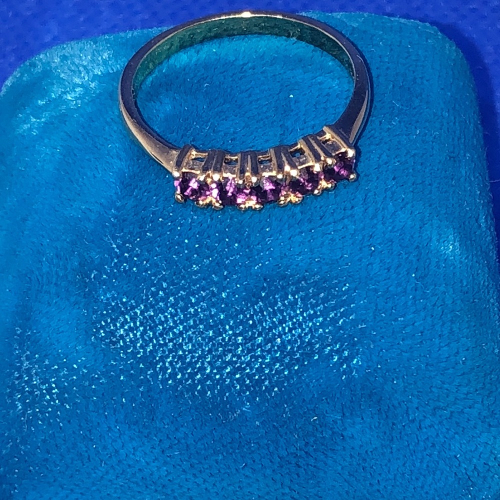 🔮🔮🔮Purple stone ring - Picture 5 of 7